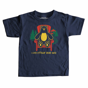J'aime beaucoup Cottagin Beary T-shirt enfant