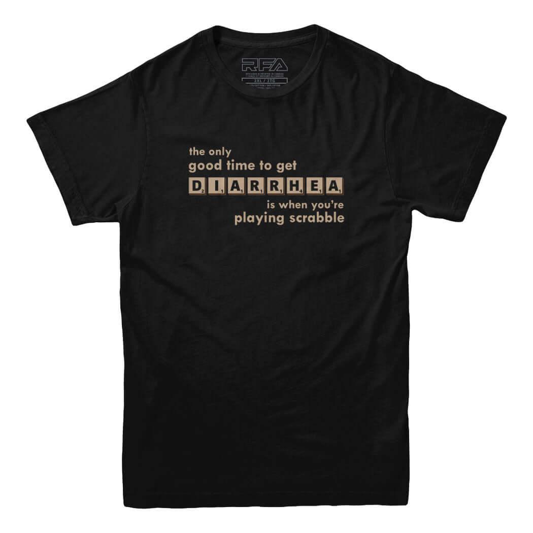 T-shirt Scrabble Diarrhée