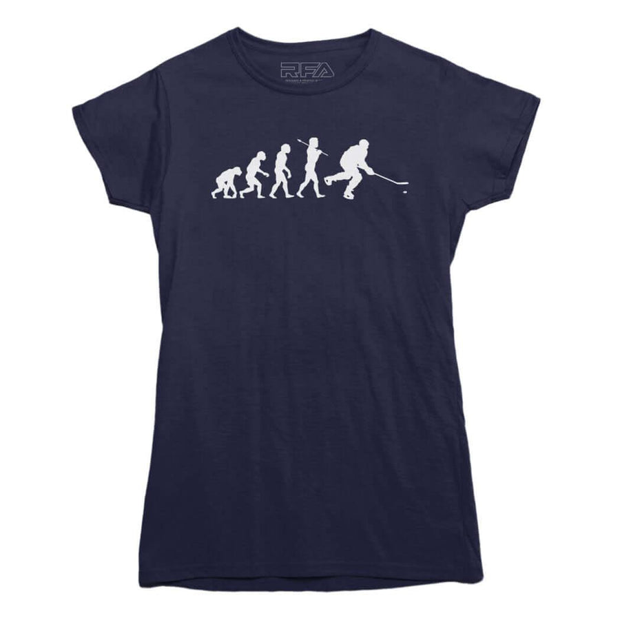 T-shirt joueur de hockey évolution