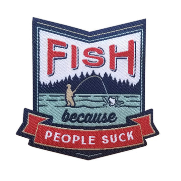 Poisson parce que les gens sucent le fer sur le patch
