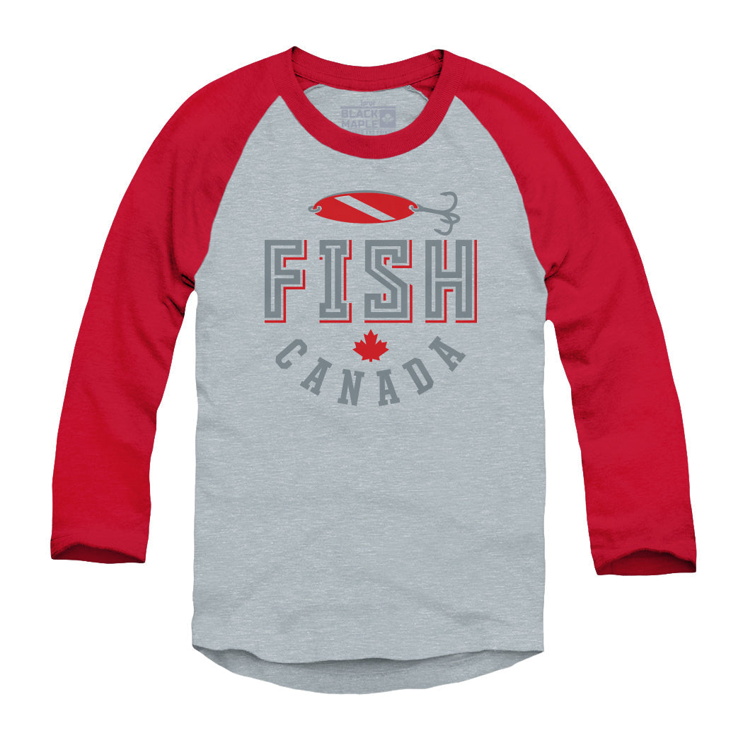 T-shirt de baseball Fish Canada