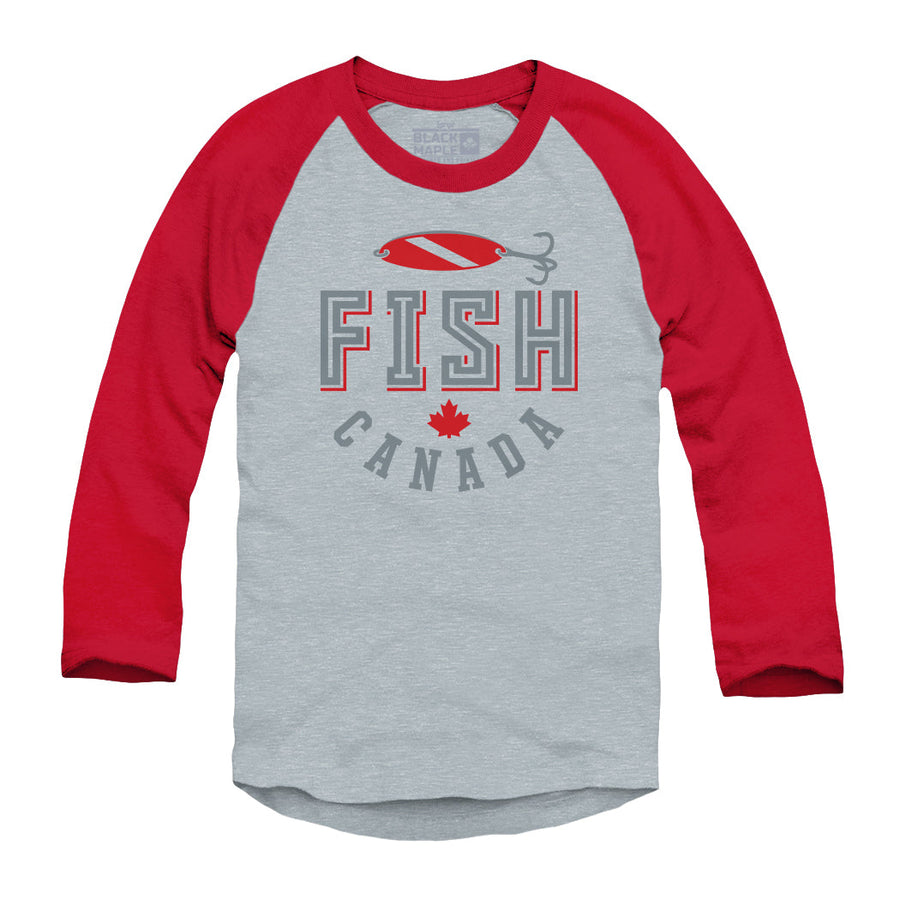T-shirt de baseball Fish Canada