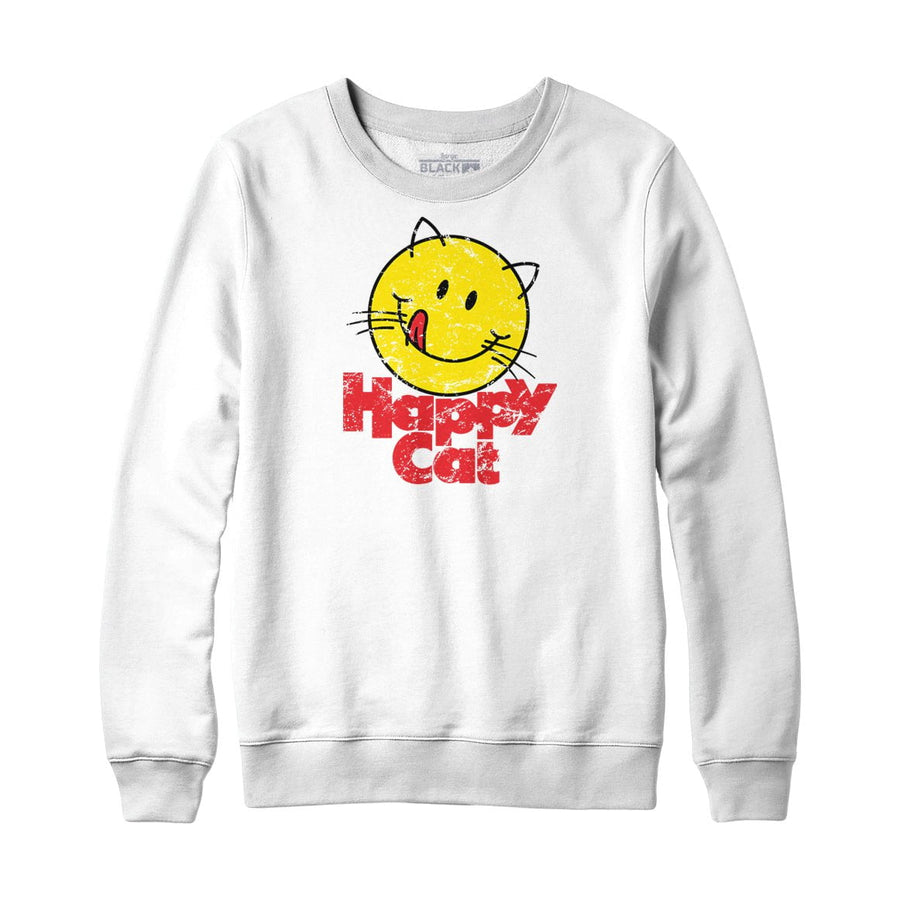 Happy Cat Sweatshirt and Hoodie