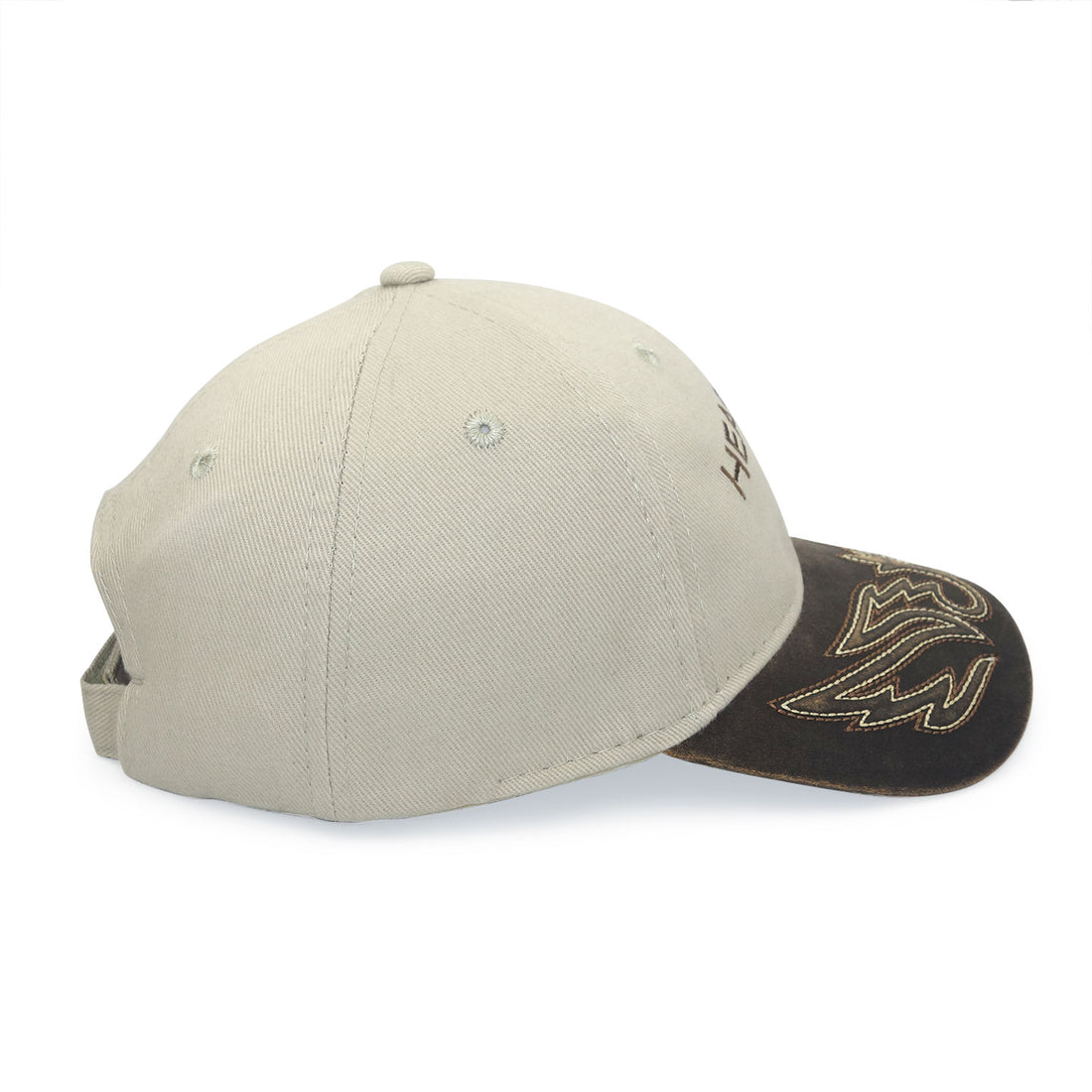 Heartland Ranch Logo Western Style Dad Cap Sand Adjustable