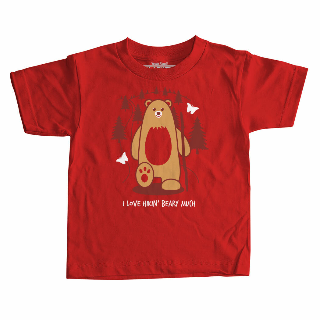 J'aime la randonnée Beary Much T-shirt enfant