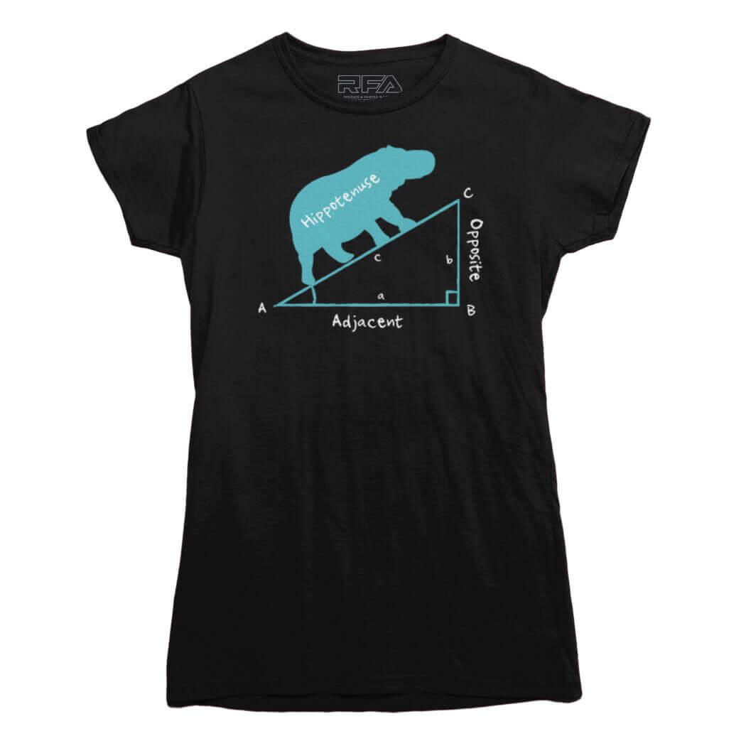 T-shirt drôle de maths d'hippoténuse