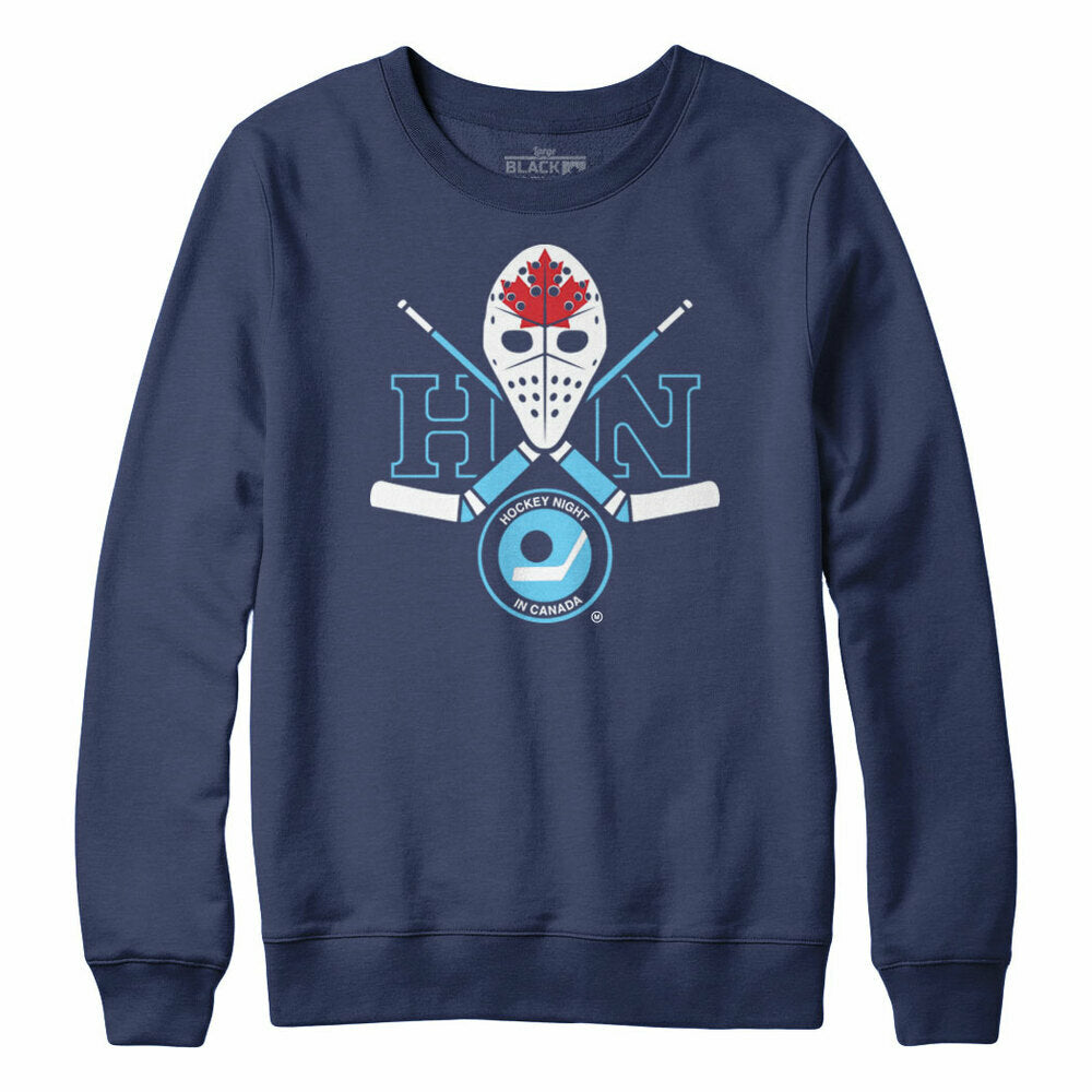 Hockey Night in Canada Crossed Sticks Sweatshirt Hoodie
