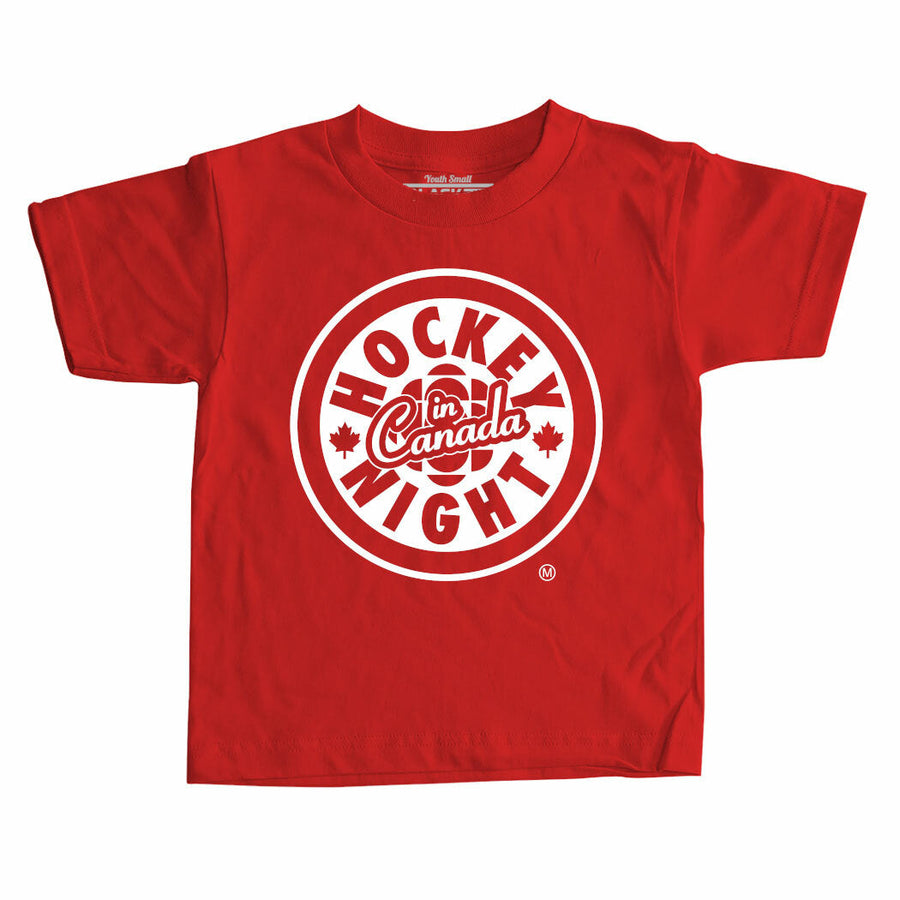Hockey Night in Canada White Logo Kids T-shirt