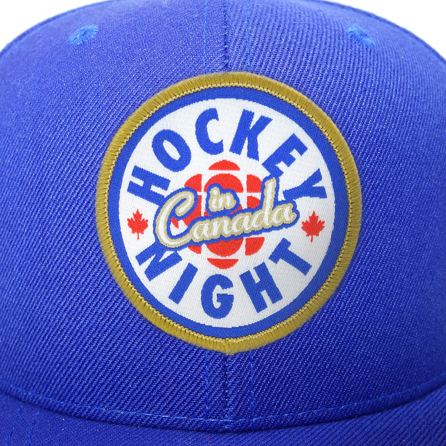 Hockey Night in Canada Logo Royal Flat Brim Snapback Cap