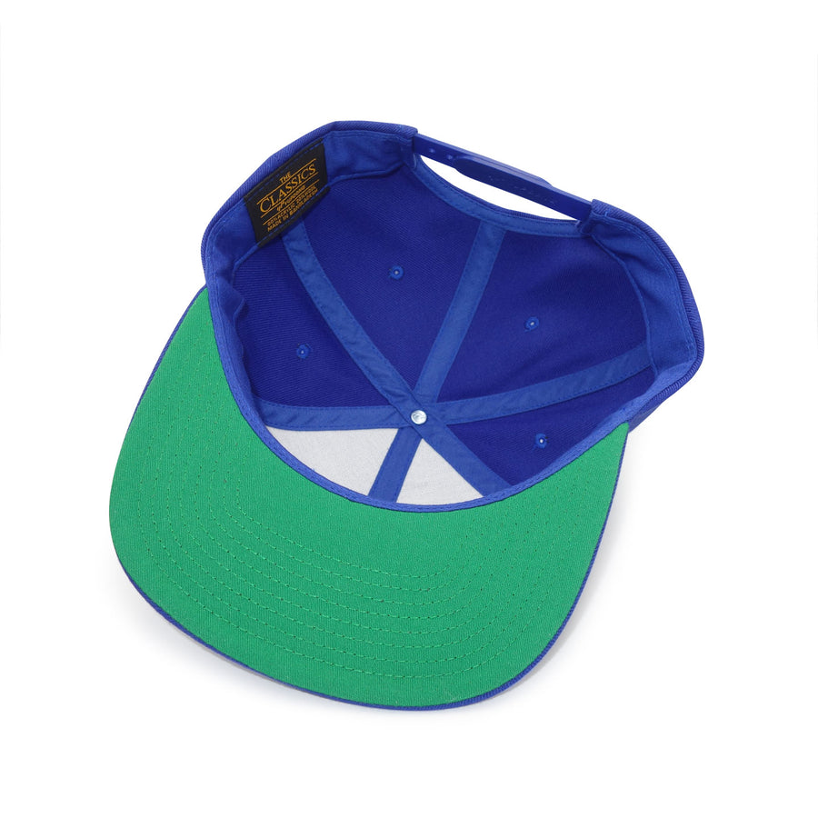 Hockey Night in Canada Logo Royal Flat Brim Snapback Cap