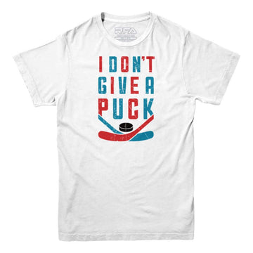 I Don't Give a Puck Hockey T-Shirt