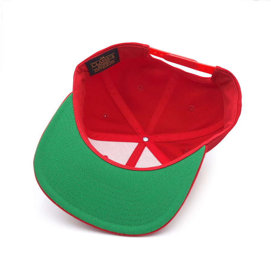 Casquette rouge à visière plate I'm A Little Loonie