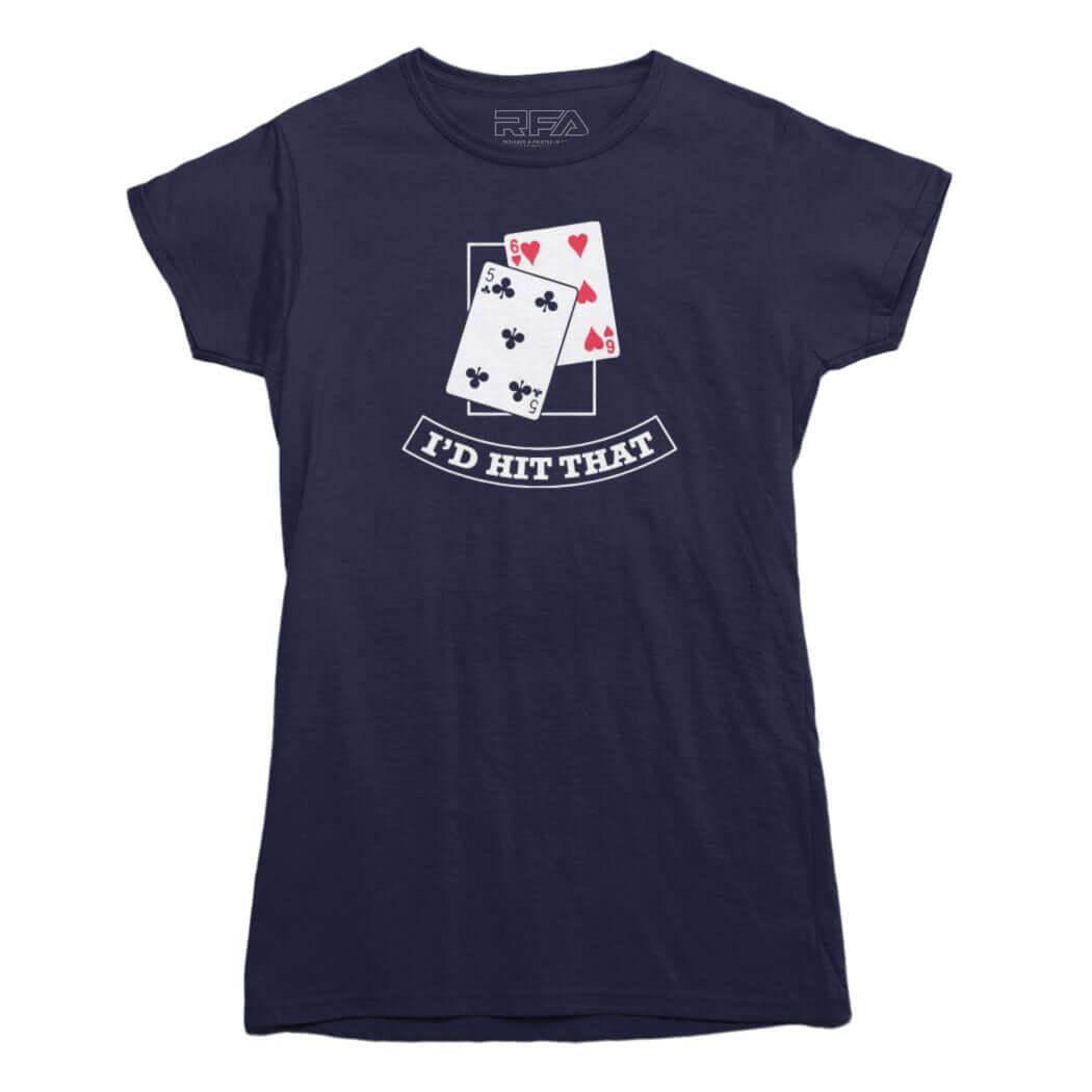 T-shirt Je frapperais ce blackjack