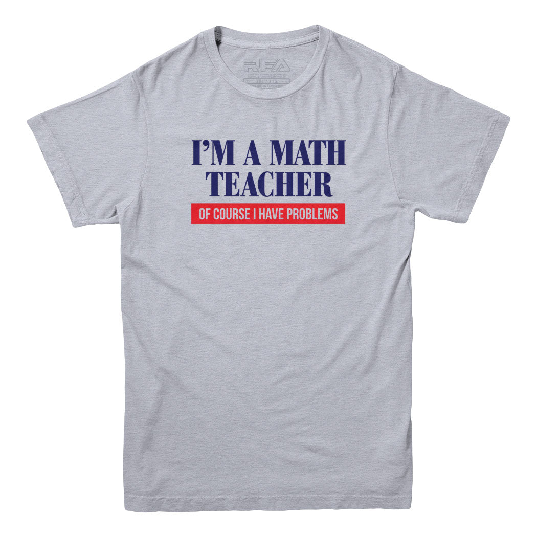 T-shirt Problèmes de professeur de mathématiques