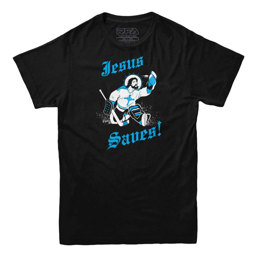 Jesus Saves Goalie T-shirt