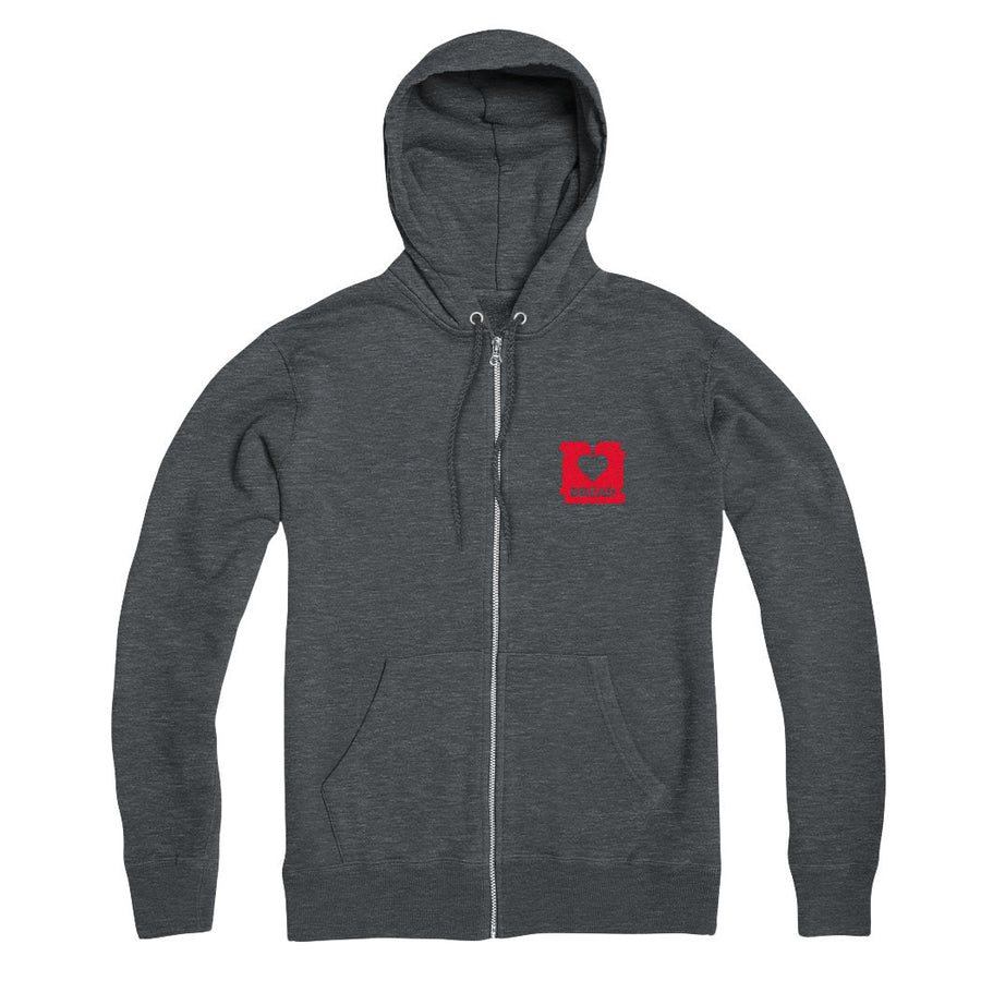 Love Bread Zip Hoodie
