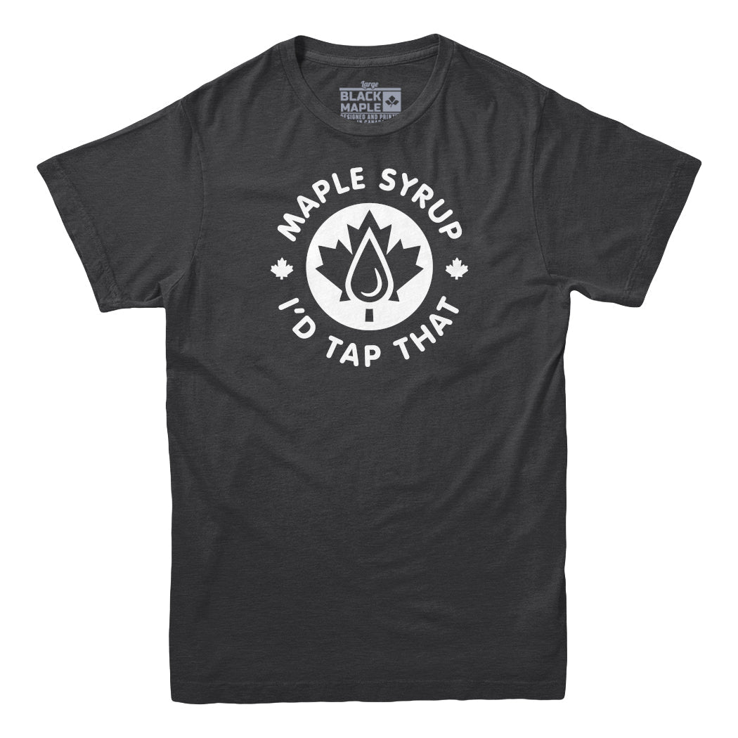 Sirop d'érable, je tapoterais ce t-shirt