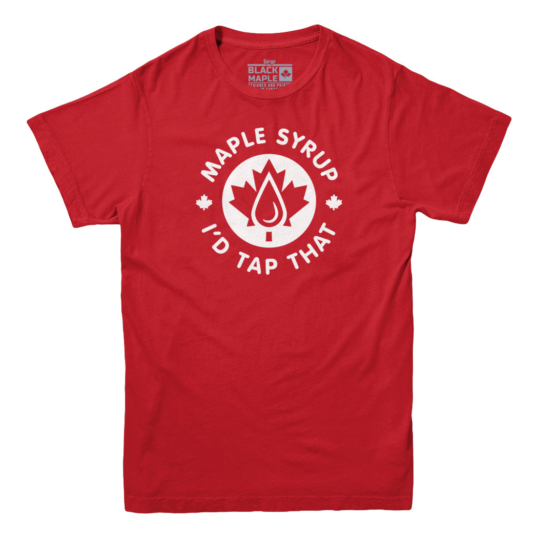 Sirop d'érable, je tapoterais ce t-shirt