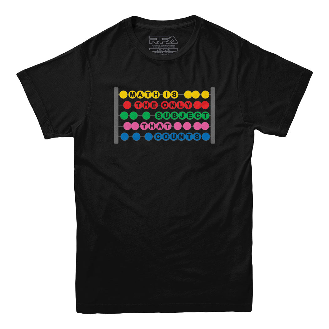 Math is the Only Subject that Counts T-shirt