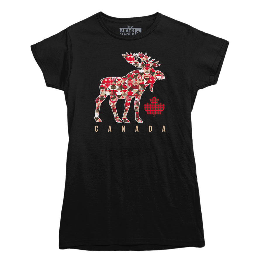 T-shirt patchwork orignal du Canada