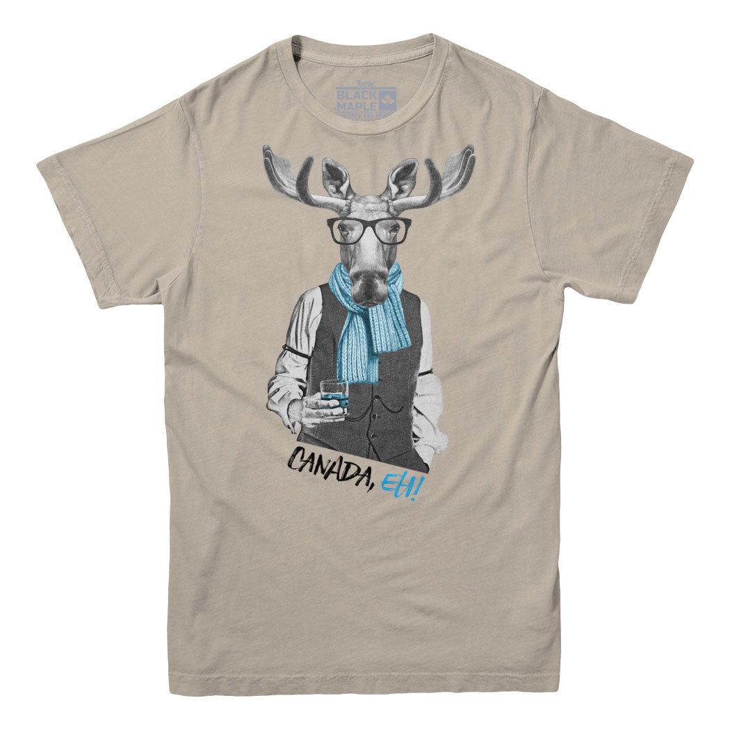 Moose with Scotch Unisex T-shirt