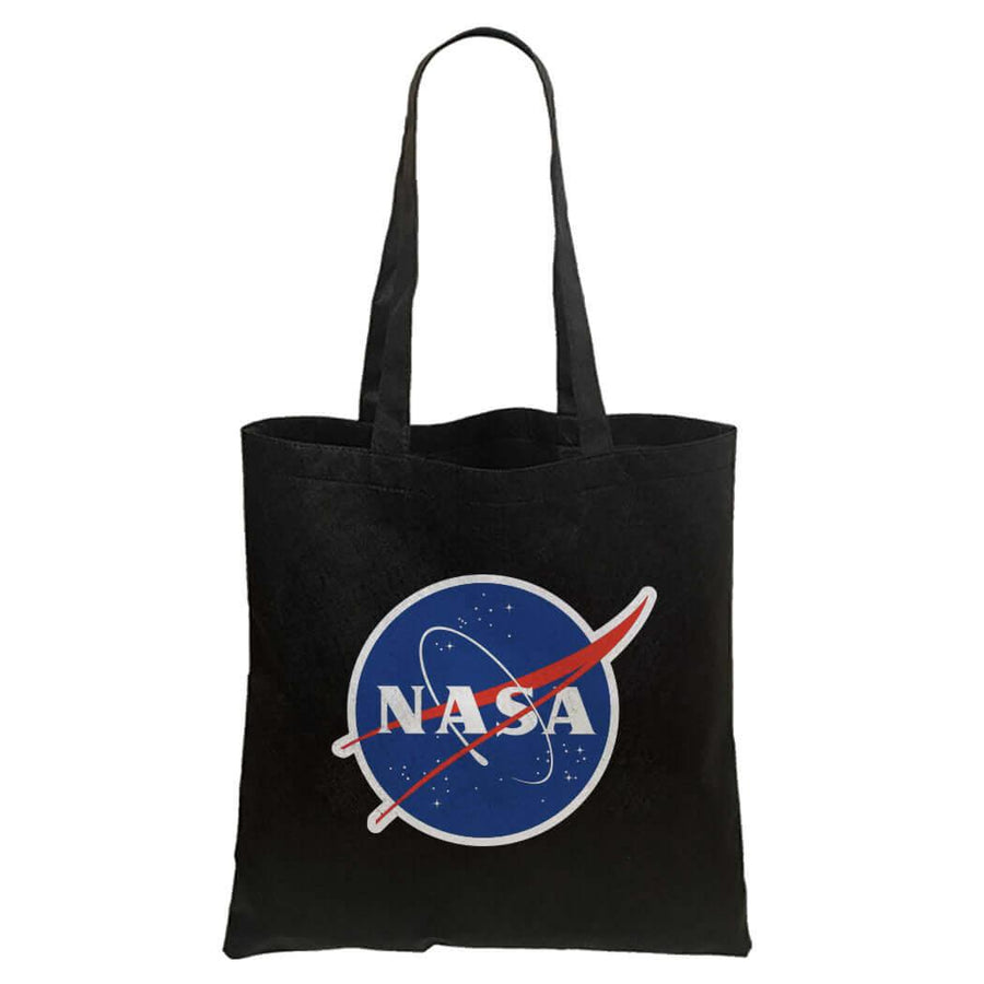 NASA Meatball Logo Black Tote Bag