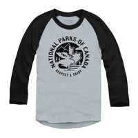 Chemise de baseball raglan des parcs nationaux du Canada