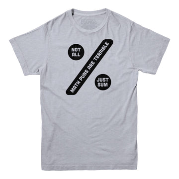 T-shirt Tous les jeux de mots mathématiques ne sont pas terribles