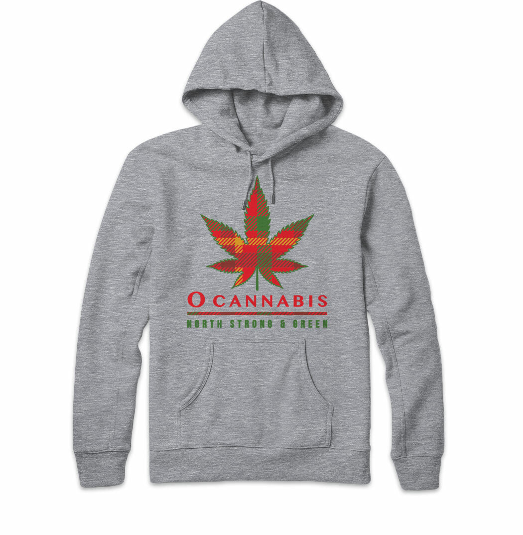 O Cannabis Tartan Sweatshirt Hoodie