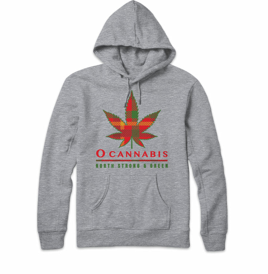 O Cannabis Tartan Sweatshirt Hoodie