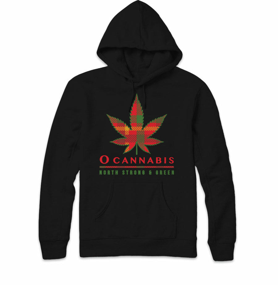 O Cannabis Tartan Sweatshirt Hoodie