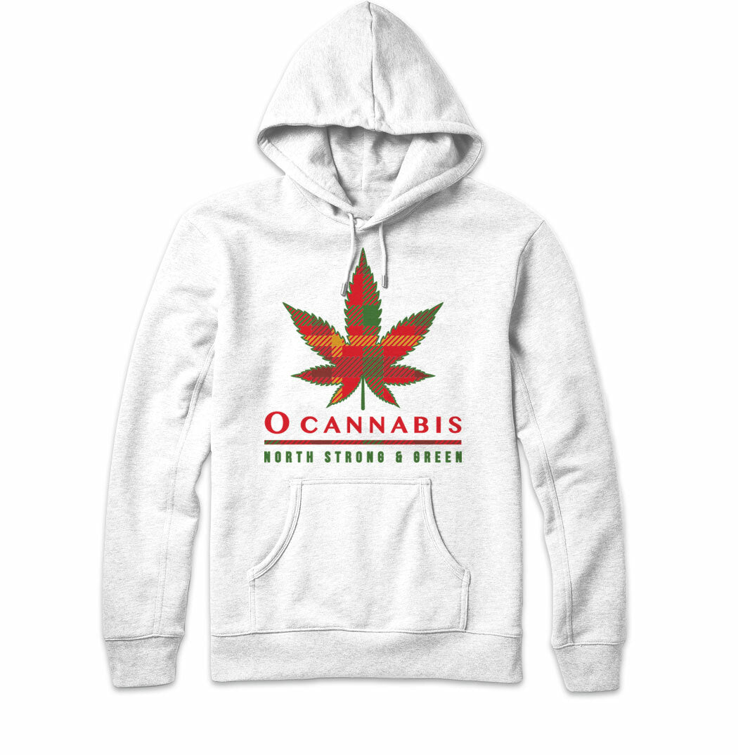O Cannabis Tartan Sweatshirt Hoodie