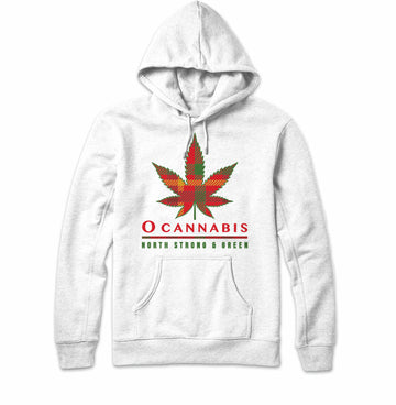 O Cannabis Tartan Sweat à capuche