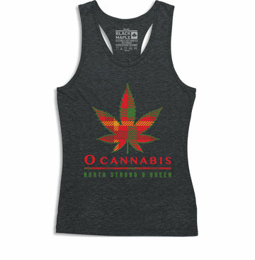 O Cannabis Tartan Débardeur