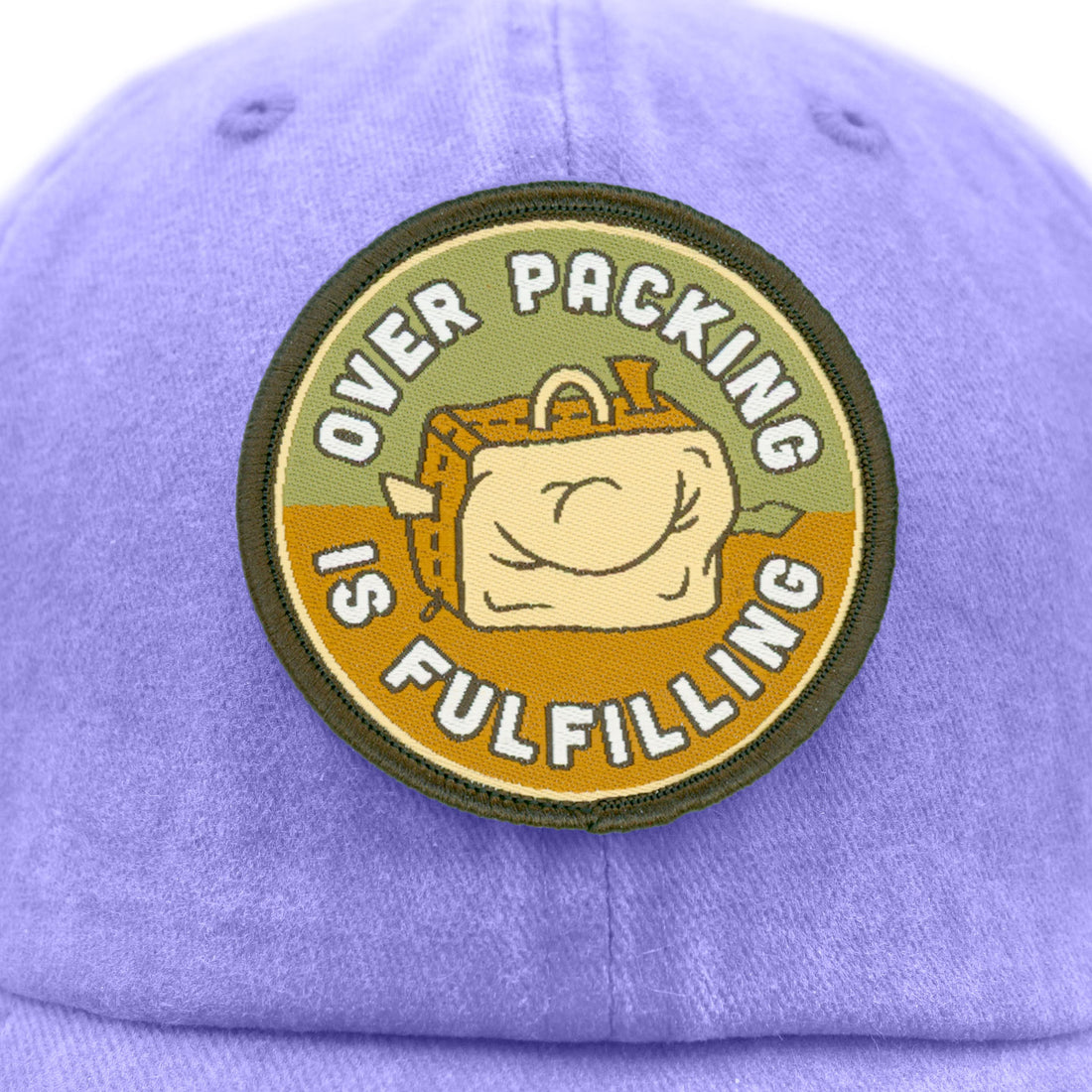 Over Packing is Fulfilling Pigment Dyed Dad Cap