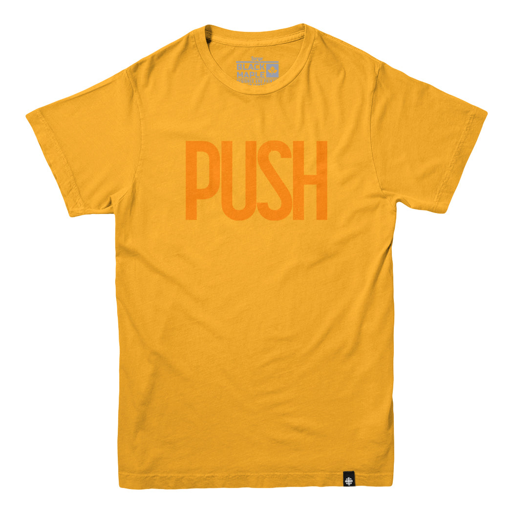 PUSH Tone on Tone Logo T-shirt