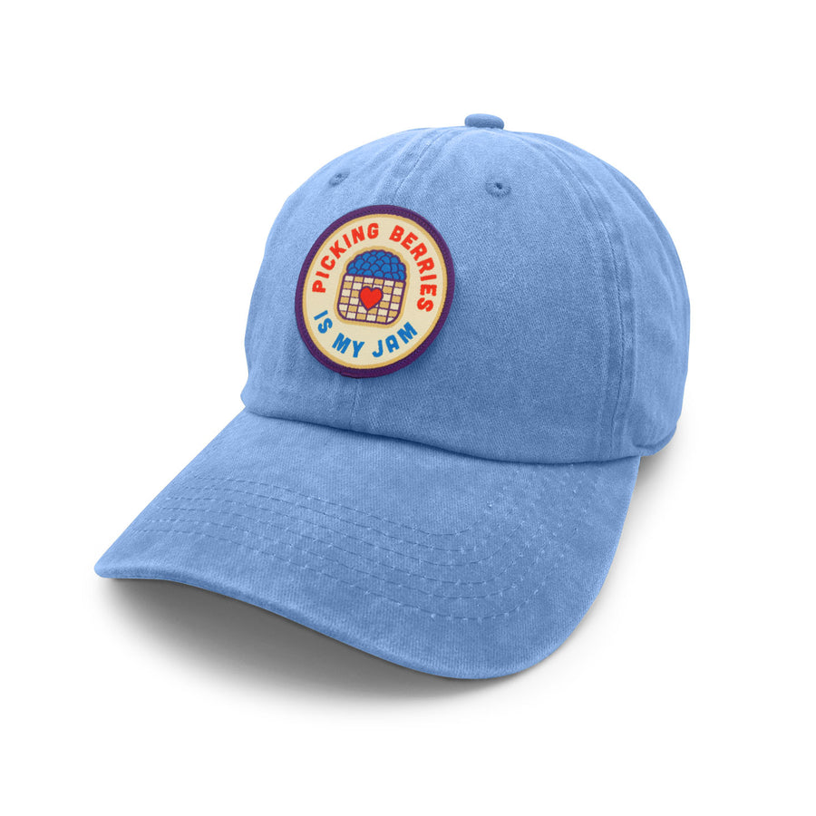 Picking Berries is My Jam Pigment Dyed Dad Cap