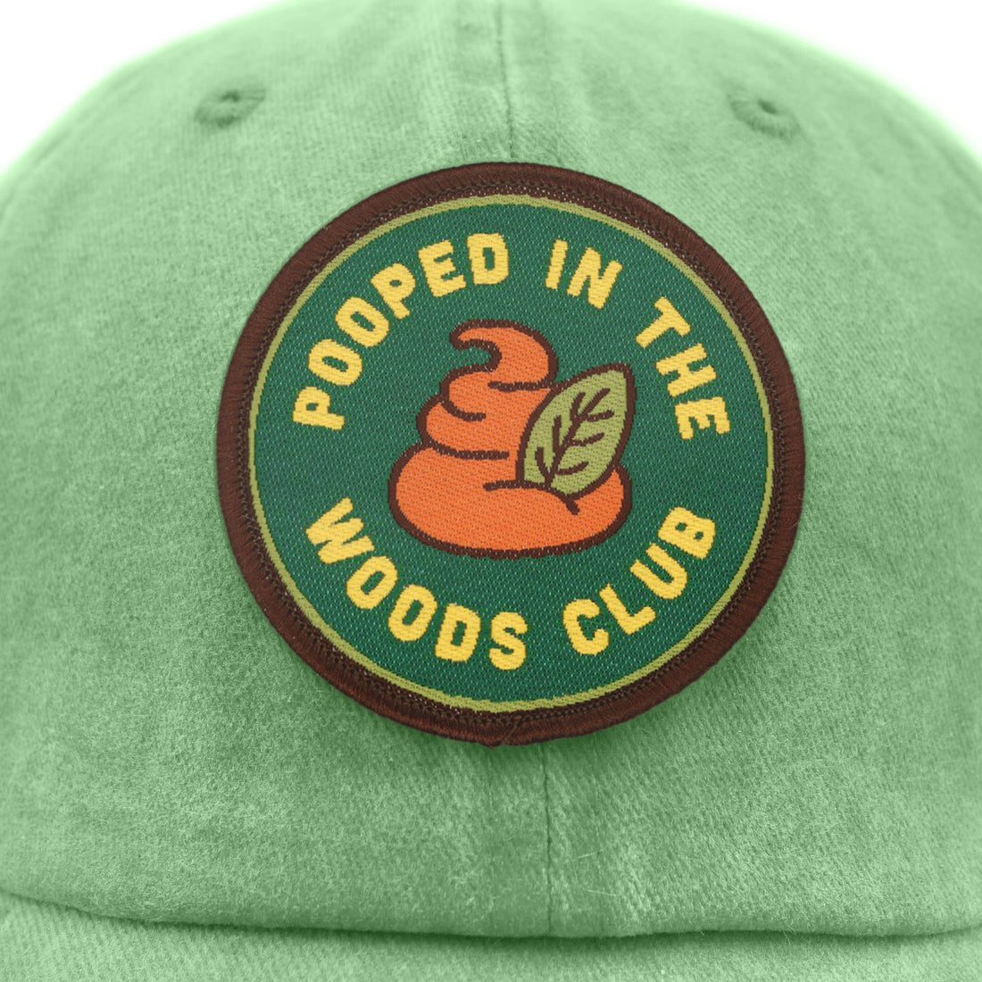 Pooped in the Woods Club Pigment Dyed Dad Cap