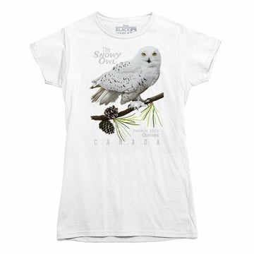 T-shirt Oiseau provincial Harfang des neiges du Québec