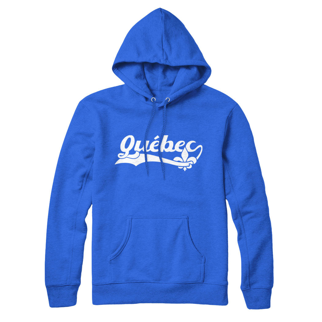 Quebec Retro Baseball Logo Sweatshirt or Hoodie