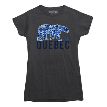 T-shirt Québec Patchwork Ours