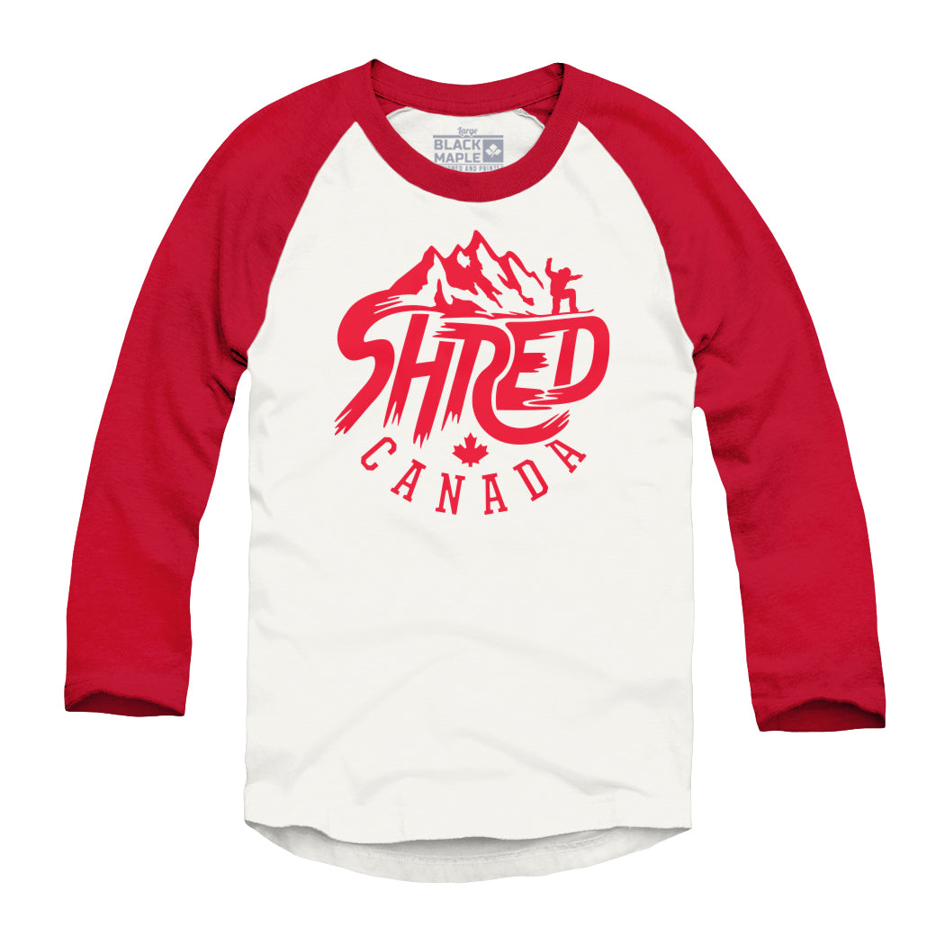 T-shirt de baseball Shred Canada