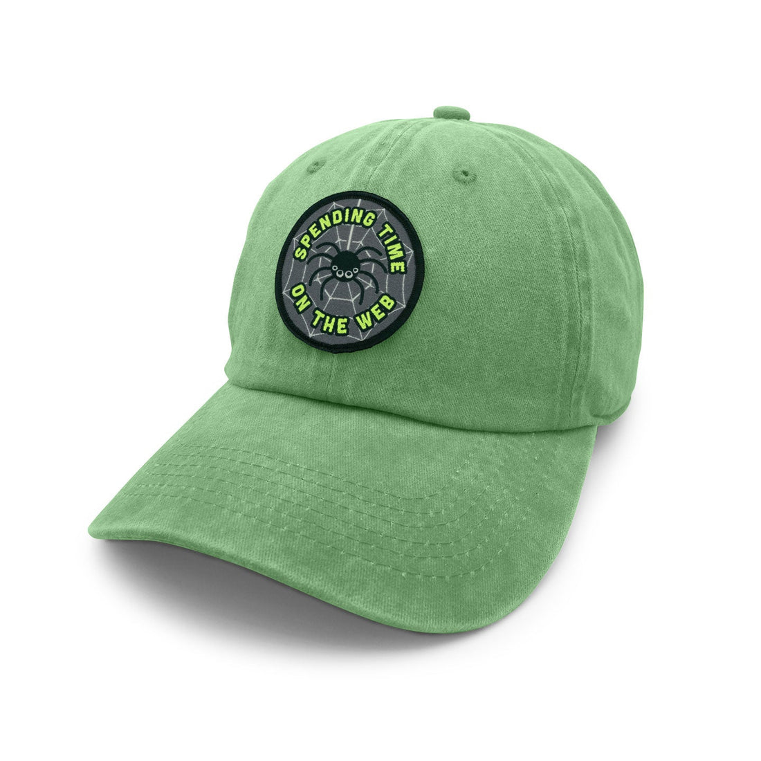 Spending Time on the Web Pigment Dyed Dad Cap