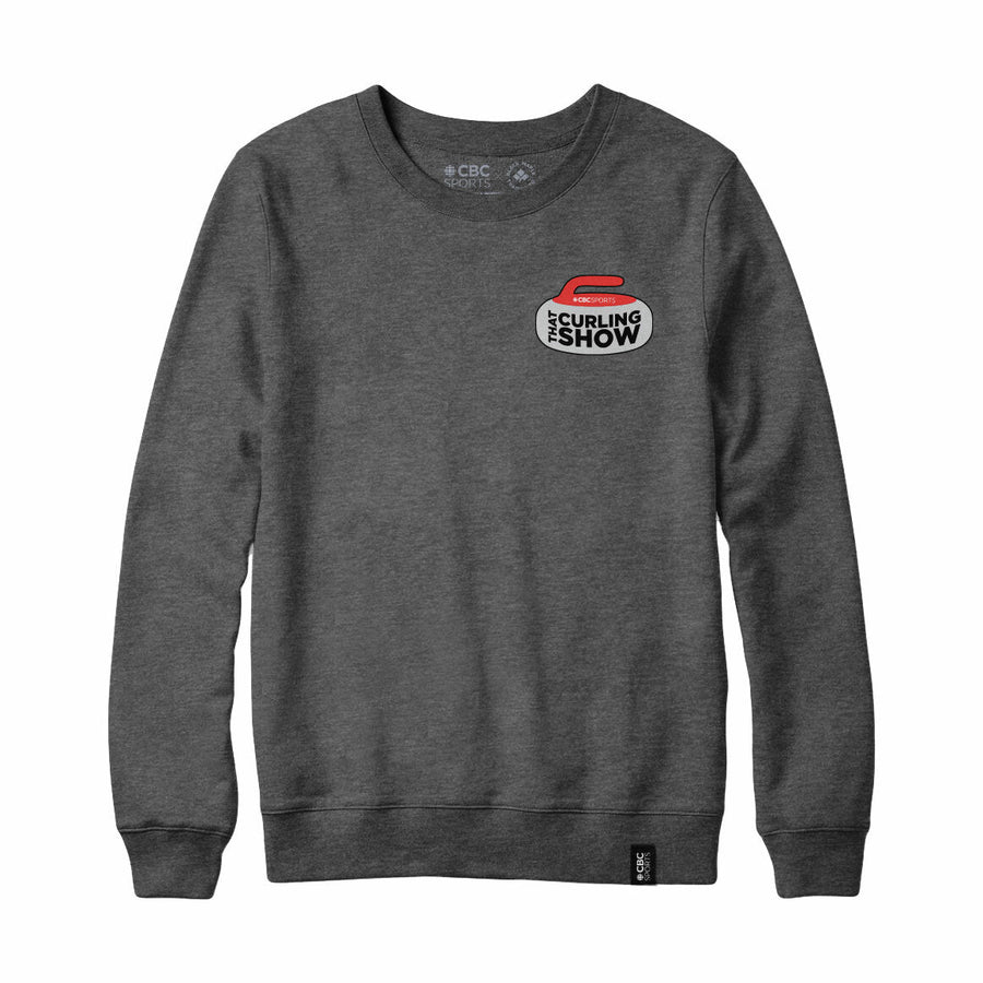 That Curling Show Rock Small Chest Logo Crewneck Sweatshirt