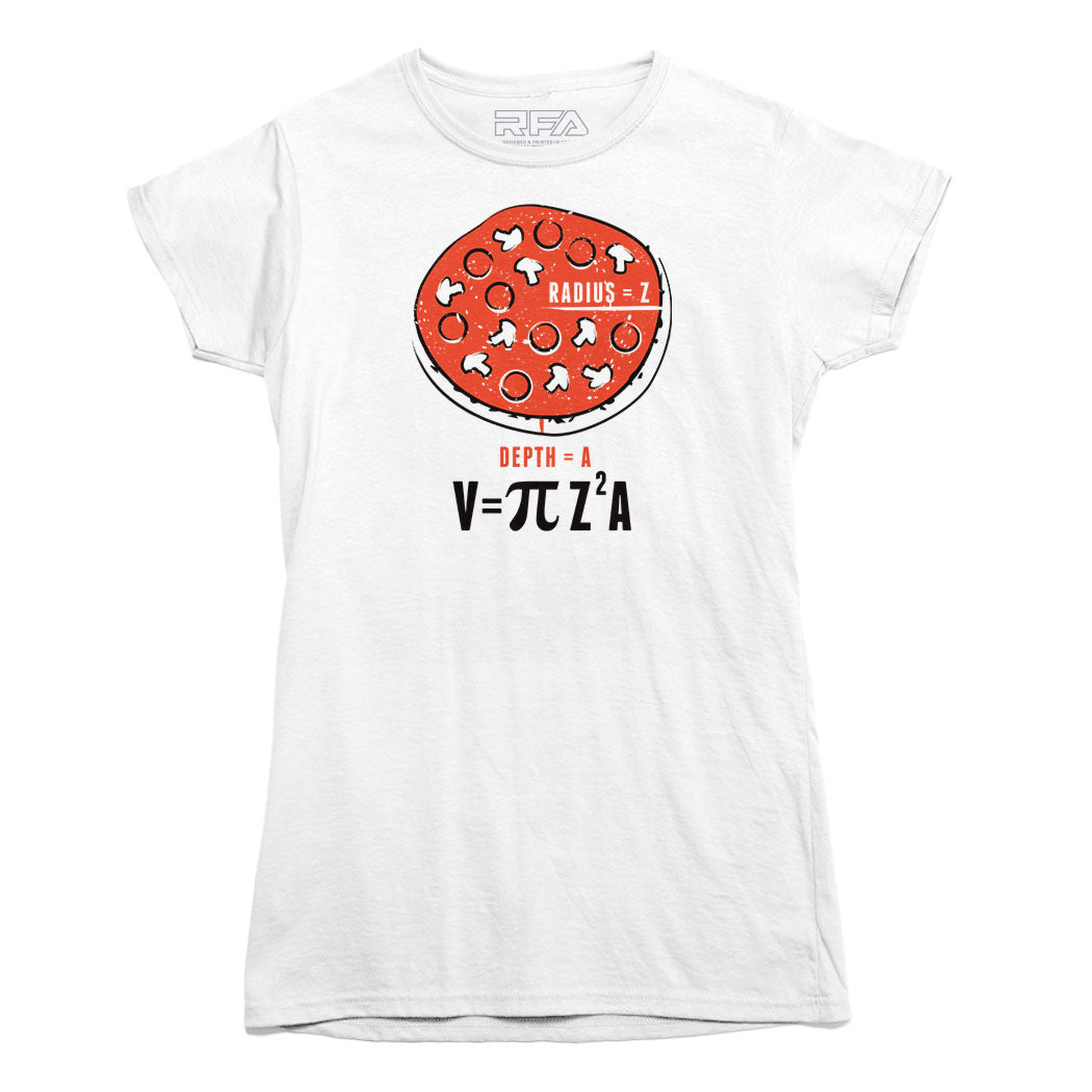 T-shirt Le volume d'une pizza