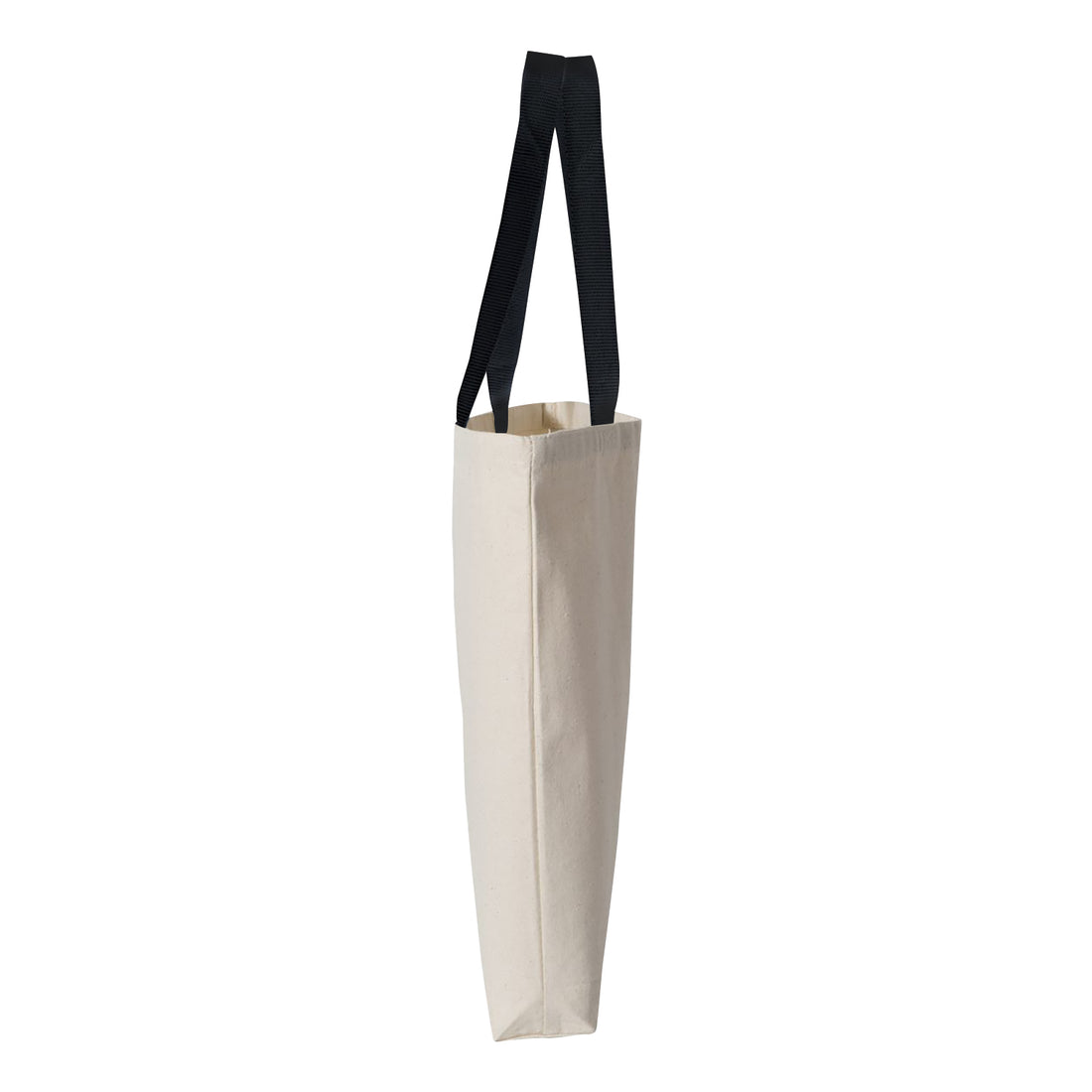 The Best Poutine Canvas Tote Bag Natural with Black