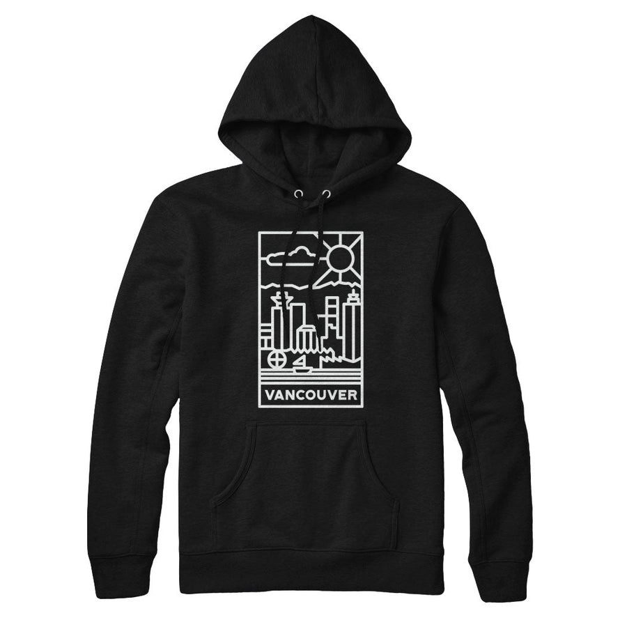 Vancouver Stained Glass Light Logo Sweatshirt Hoodie