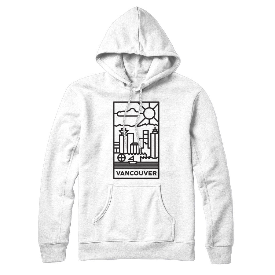 Vancouver Stained Glass Dark Logo Sweatshirt Hoodie