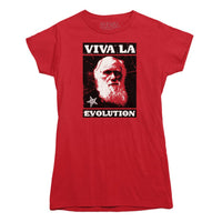 T-shirt Viva La Evolution Darwin