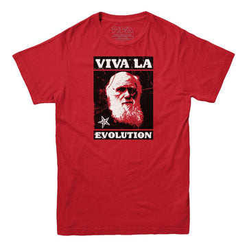 T-shirt Viva La Evolution Darwin